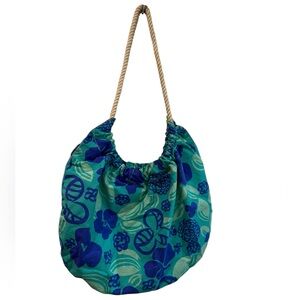 Le Weekend by Virginia Johnson rope handle‎ bag. Beach/Pool theme